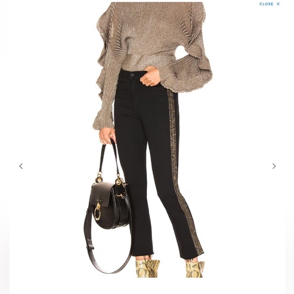 MOTHER Denim - MOTHER Black Denim Jeans- Rascal Ankle Fray- Guilty Flash- NWT